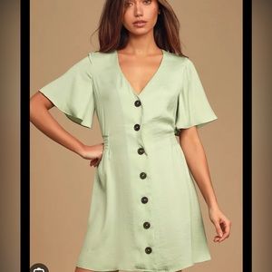 Lulus Sage Green Dress
